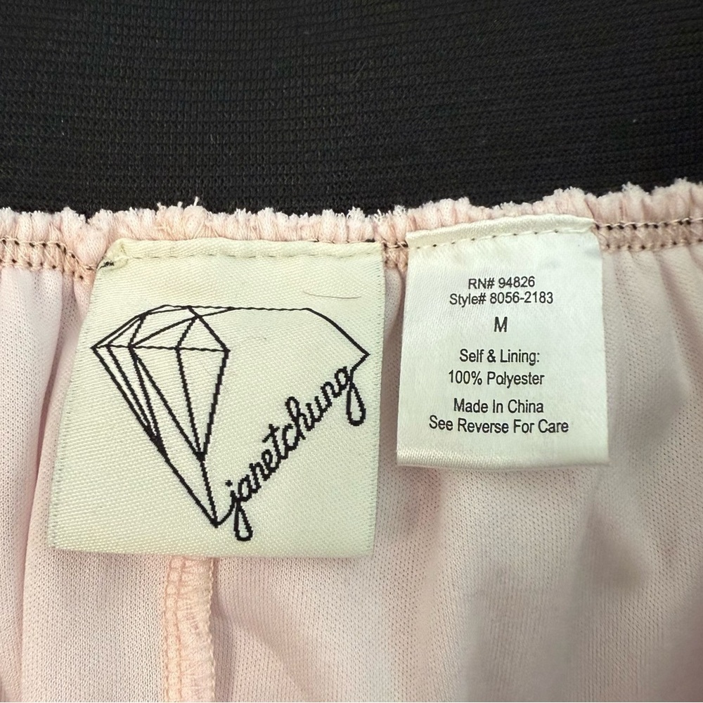Janet Chung Ballerina Pink Tulle Pull On Midi Skirt Medium - Picture 11 of 11